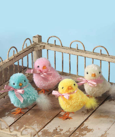 Pastel Yarn Chicks
