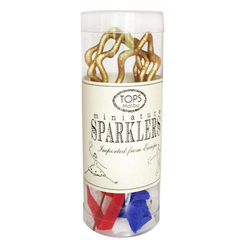 Mini Patriotic Star Dessert Sparklers