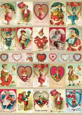 Valentine Vintage Envelopes Graphic by AnaKaoni · Creative Fabrica