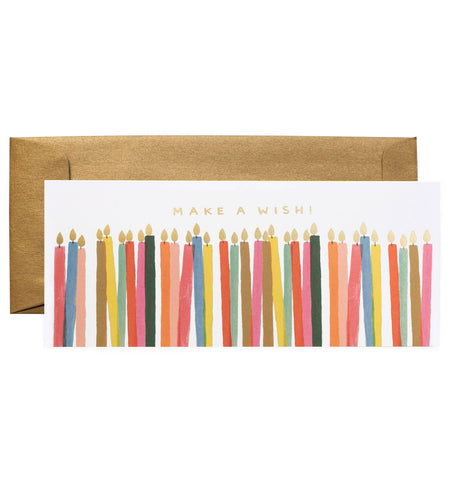 Make a Wish Candles No. 10 Card