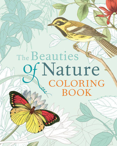 Beauties Of Nature Coloring Book