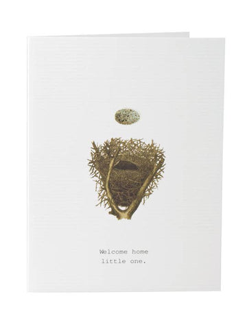 Welcome Home Little One Greeting Card