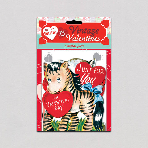 15 Vintage Valentines: Fun With Animals