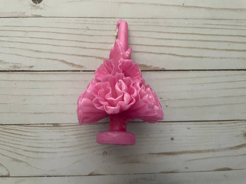 Bright Pink Oaxaca Marigold Day of the Dead Candle