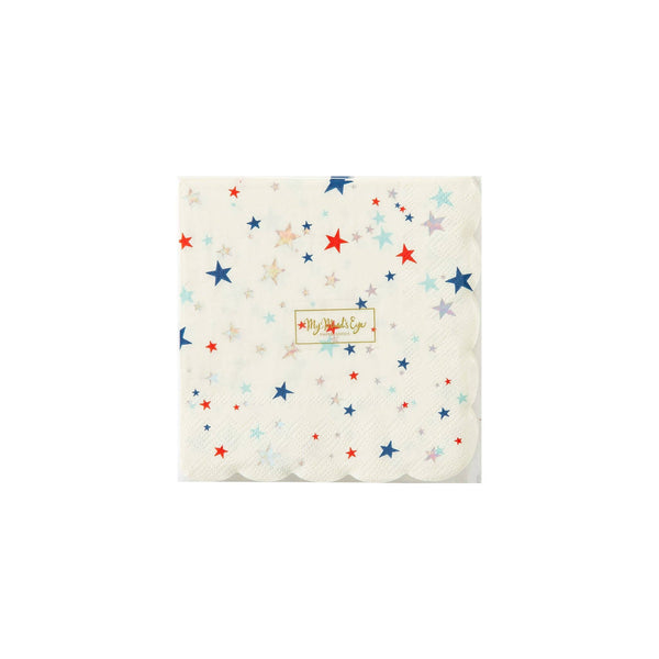 ROC939 - Sparkling Stars Cocktail Napkin