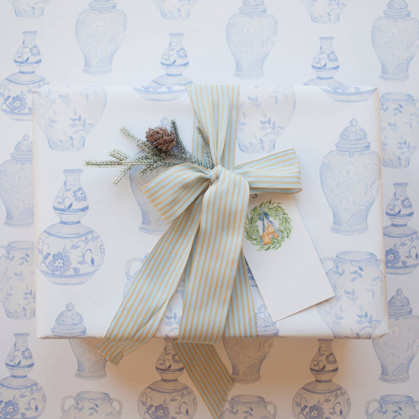 Ginger Jar Gift Wrap - 3 Sheets/Roll