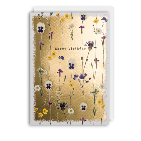 ALL OVER FLORAL Birthday Card