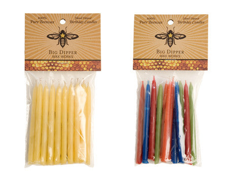 BEESWAX BIRTHDAY CANDLES