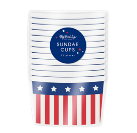 SSP917 - Stars and Stripes Ice Cream Bowls