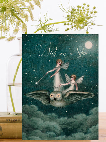 RS207P ~ Blank Vintage  Colour Chart Greeting Card