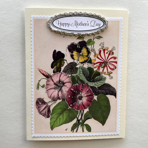 Greeting Cards-Easter, Spring, Mother's Day: Petunia Pansy