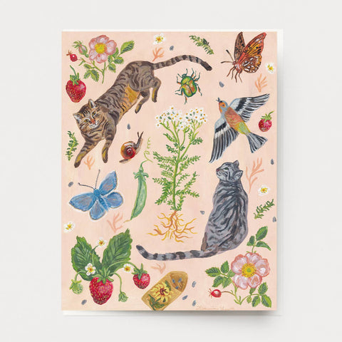 Cat Garden Card