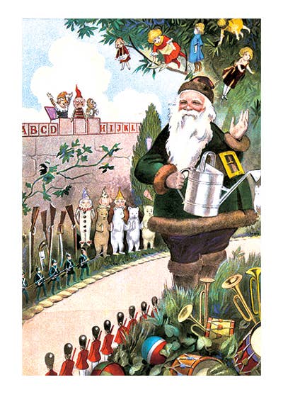 Santa in his Garden