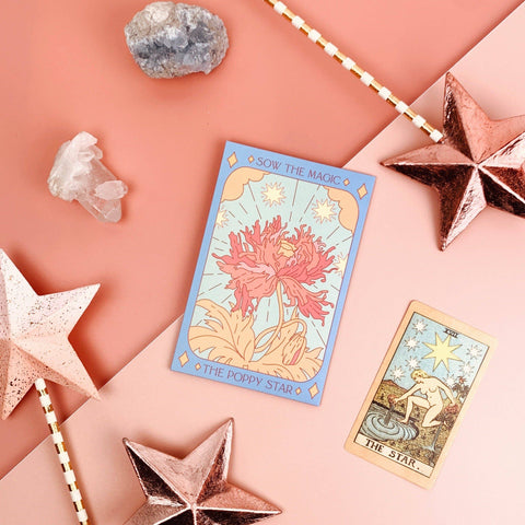 The Poppy Star Tarot Garden + Gift Seed Packet