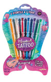 Mermaid Tattoo Gel Pens, Set of 6