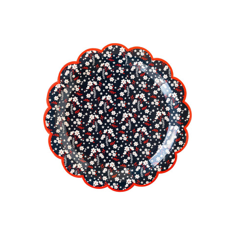 PLTS366B-MME - Large Liberty Floral Paper Plate