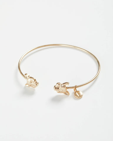 Gold Fox Bangle - Beige Box