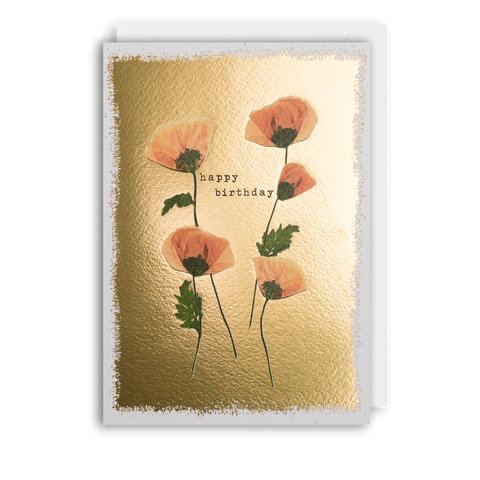 BIRTHDAY POPPIES Card