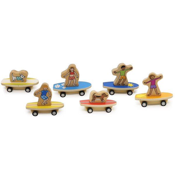 Surf's Up Dude Pull Back Racers - Set of 24