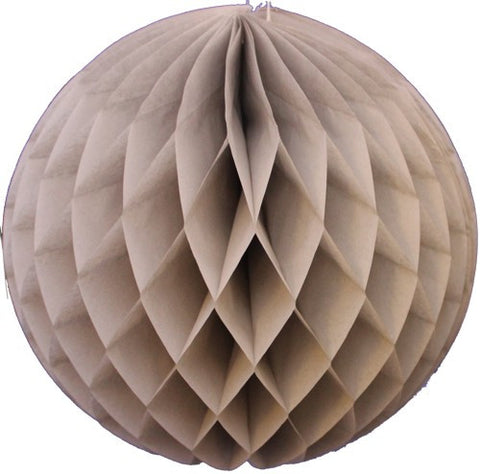 French Grey Honeycomb Ball