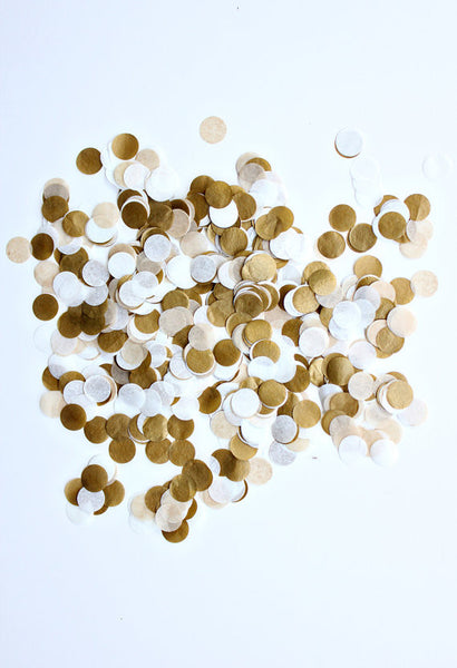 Hand Cut Confetti-Golden