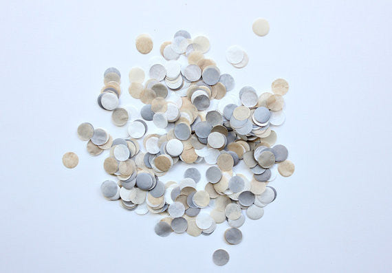 Hand Cut Confetti-Natural