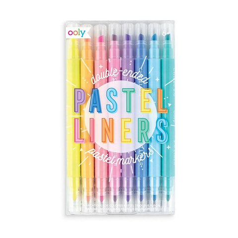 Pastel Liner Double Ended Markers