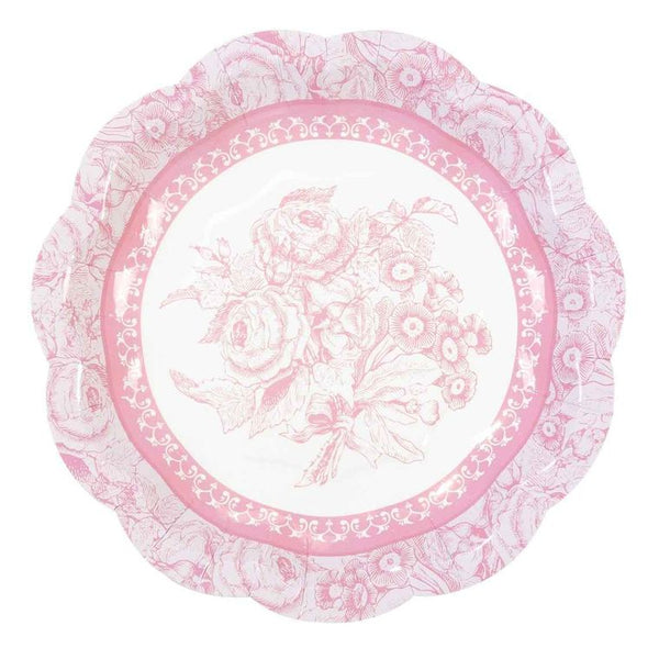 Truly Scrumptious Vintage Paper Plates - 12 Pack