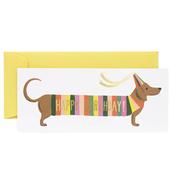 Hot Dog Greeting Card