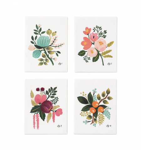 BOTANICAL ASSORTED GREETING CARD SET