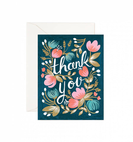 MIDNIGHT GARDEN THANK YOU CARD SET